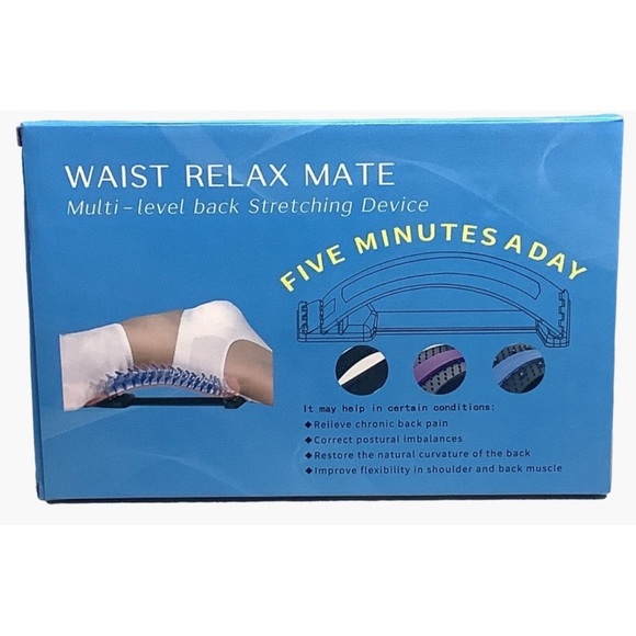 Waist Relax Mate Multi Level Back Stretching Device Relieve Chronic Pain NIB - Picture 6 of 7